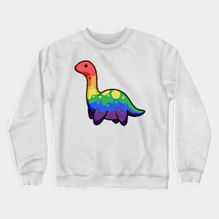 Rainbow Dinosaur, Dino, Pride, LGBTQ+ Crewneck Sweatshirt